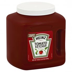 Ketchup Heinz plastic pumpable jug 6/114 oz