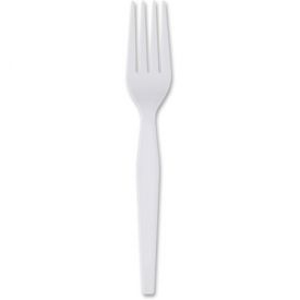 Forks Heavy Weight Plastic White 1000ct