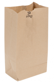 Bag Paper Kraft #12  500 ct