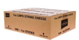 Mozzarella Light String Cheese 168/1 oz Upstate Farms