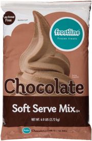 Chocolate Frostline Soft Serve Mix Powder 6/6