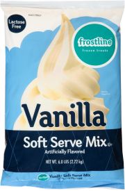 Vanilla Frostline Soft Serve Mix Powder 6/6pound