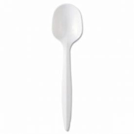 Soupspoon Medium Wt. Plastic White 1000