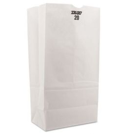 20 pound White Grocery Bag 500ct