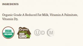 Milk:Organic 2%  6/.5Gallon Organic Valley