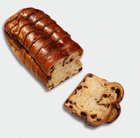 Cinnamon Raisin Loaf Bread (10 Loaves per Case)