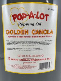 Popcorn Oil Canola 50 pound Pail