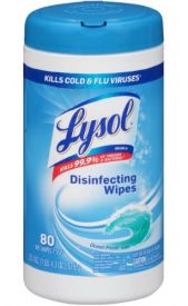 Lysol® Spring Water Multi Purpose Wipes 6/80ct