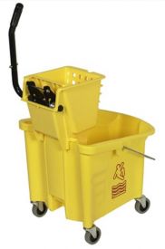 Mop Bucket With Wringer 26 Quart Rubbermaid