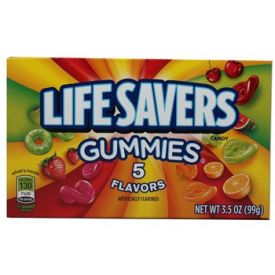 GUMMI LIFE SAVERS 3.5OZ/12CT THEATER BOX