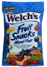 Welch's Mixed Fruit Snacks - Peg bags 5oz - 12ct