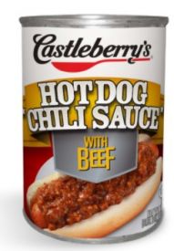 Hot Dog Chili Sauce 6/#10 Castlebury