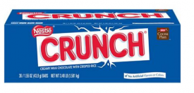 Nestle's Crunch Bar 1.55 oz 36ct