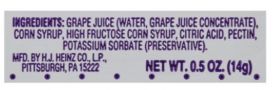 Jelly, Grape Portion Cups 200/.5 oz