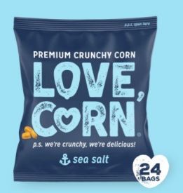 Love Corn Sea Salt Corn Nuts 10/1.6 oz  Love Corn