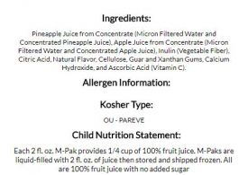 Sour Apple 100% Juice Triangles 100/2oz