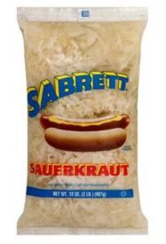 Sauerkraut Sabrett 12/1pound bags
