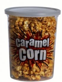 Caramel Corn Containers W/ Lids Small 500ct