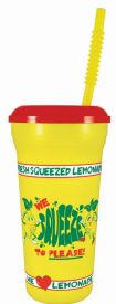 Lemonade Cup Squeeze To Please Souvenir 32oz 300ct
