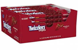 Twizzlers Red Licorice Bar 2.5 oz 18ct