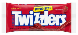 Twizzlers Red Licorice Bar 6 oz 60ct