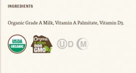 Organic Whole Milk Organic Valley 6/.5 Gallons