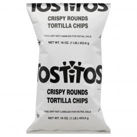 Tortilla Chips White Round 8/1pound bags Tostitos