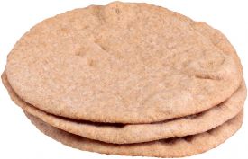 Pita Bread 6" Whole Wheat (No Pocket) Kronos