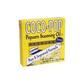 Popcorn Oil Bars 30  pounds (120/4 oz Bars)