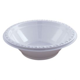12oz White Plastic Bowl 1000ct