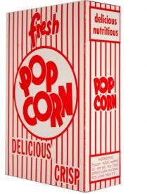 Popcorn Box W/ Lid #1E 500ct .75 1 oz