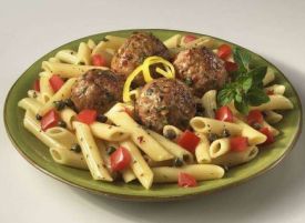 Turkey Meatball 0.5 Ounce Fully Cooked 10 pounds CN Label