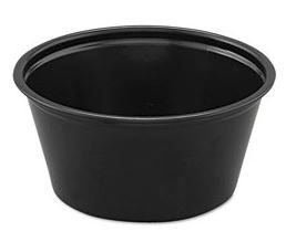 Souffle Cup-Black-2 oz 25/100