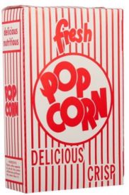 Popcorn Box W/ Lid #3.5E 500ct 1.8 2 O