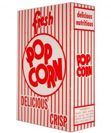 Popcorn Box W/ Lid #3E 500ct 1.25oz