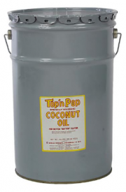 Popcorn Oil-Pail Wht Coconut #50
