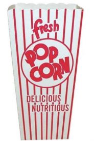 Popcorn Scoop Box #48E 500ct 1.75 to 2.0 oz