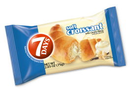 7 Days Soft Croissant Vanilla 2.65oz   2 4ct