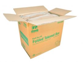 #8 Kraft Paper Take Out Container 300 ct