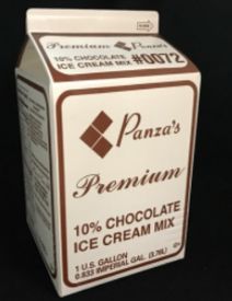 Chocolate Ice Cream Mix Liquid 10% 4/Gallon