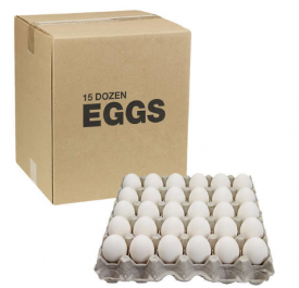 Eggs, Fresh White 15 Dozen