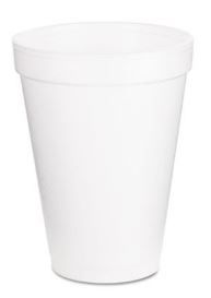 12 oz Squat Foam Cup # 12Sj16   1000ct