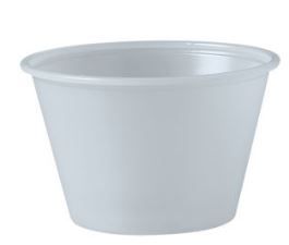 Souffle Cup 4 oz Plastic 2500ct