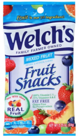 Fruit Snack Welch Mxd 2.2 48ct