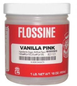 Flossine : Vanilla Pink 1 pound Can