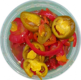 Cherry Peppers,  Hot Sliced 4/Gallon