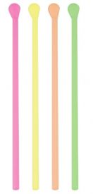 Spoon Straws - Neon Unwrapped 25/400 ct