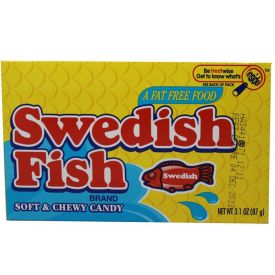 SWEDISH FISH THEATER BOX 3.1OZ 12CT
