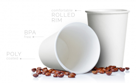 Paper Hot Cup - White 16 oz 1000 ct