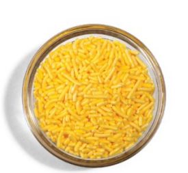Yellow Sprinkles  4/#6 cartons  Paulaur brand